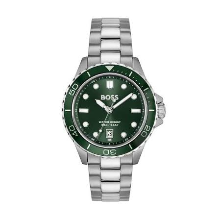 BOSS Green Dial Watch, Ref. 1514294